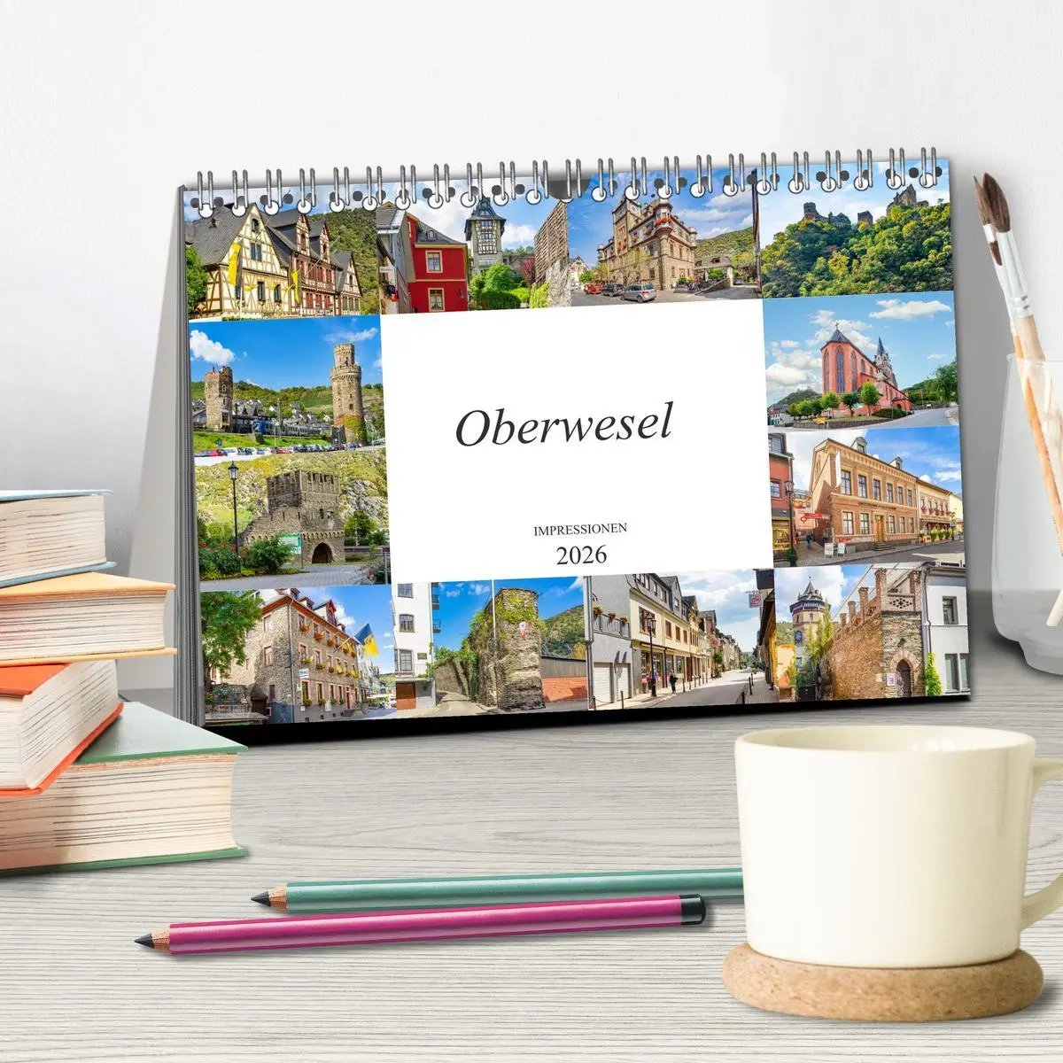 Bild: 9783457746141 | Oberwesel Impressionen (Tischkalender 2026 DIN A5 quer), CALVENDO...