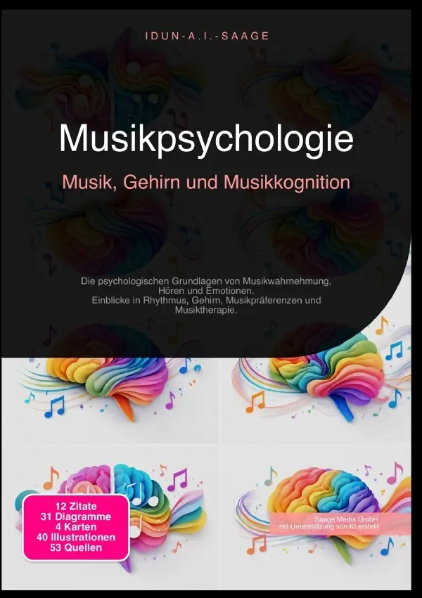 Cover: 9783565276141 | Musikpsychologie: Musik, Gehirn und Musikkognition | Idun A.I. Saage