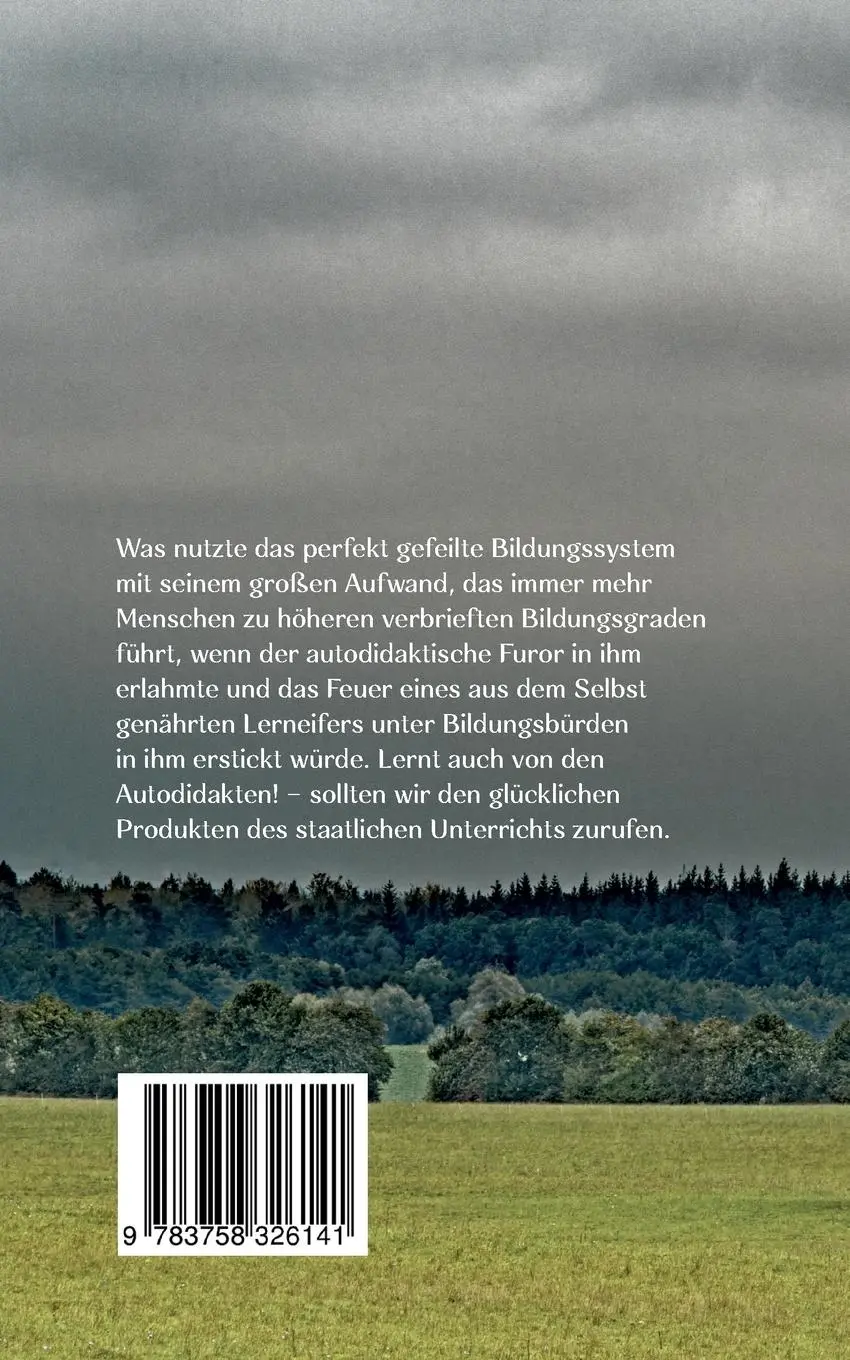 Rückseite: 9783758326141 | Lob des Autodidakten | Versuch über die solitäre Bildung | Armin Peter