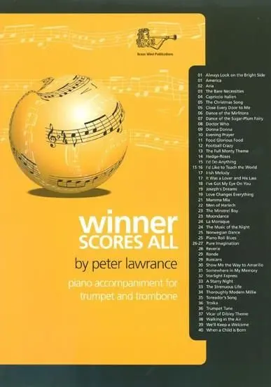 Cover: 9790570276141 | Winner Scores All - Piano Acc for Trumpet/Trombone | Winner Scores All
