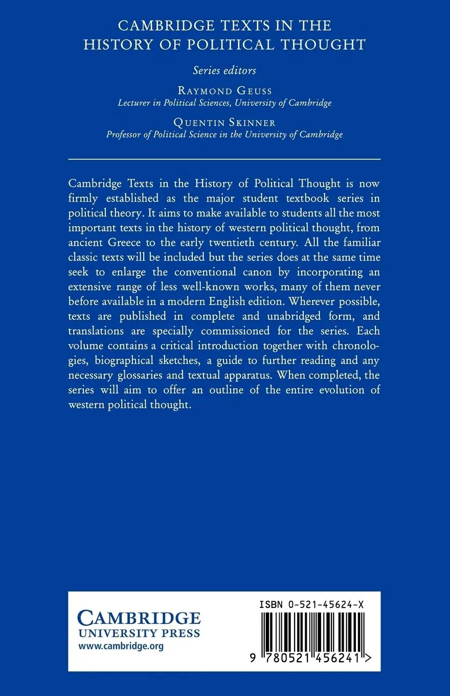 Rückseite: 9780521456241 | Loyseau | A Treatise of Orders and Plain Dignities | Charles Loyseau