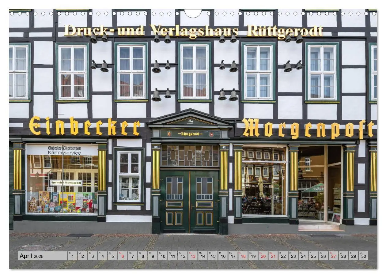 Bild: 9783435196241 | Historisches Fachwerk - Stadt Einbeck (Wandkalender 2025 DIN A3...
