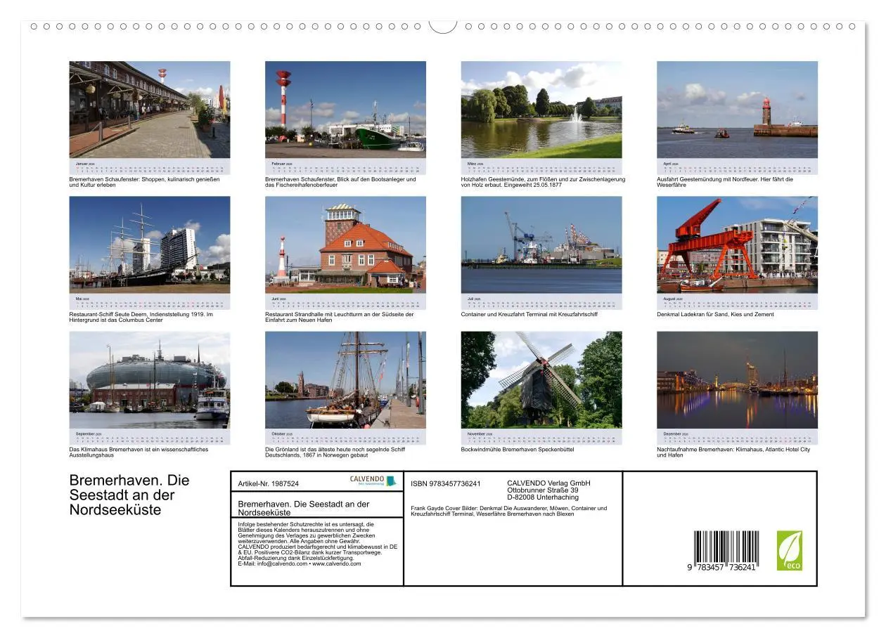 Bild: 9783457736241 | Bremerhaven. Die Seestadt an der Nordseeküste (hochwertiger Premium...