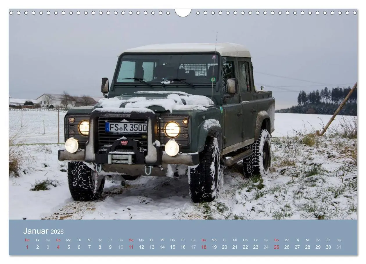 Bild: 9783457976241 | Defender für's Grobe (Wandkalender 2026 DIN A3 quer), CALVENDO...