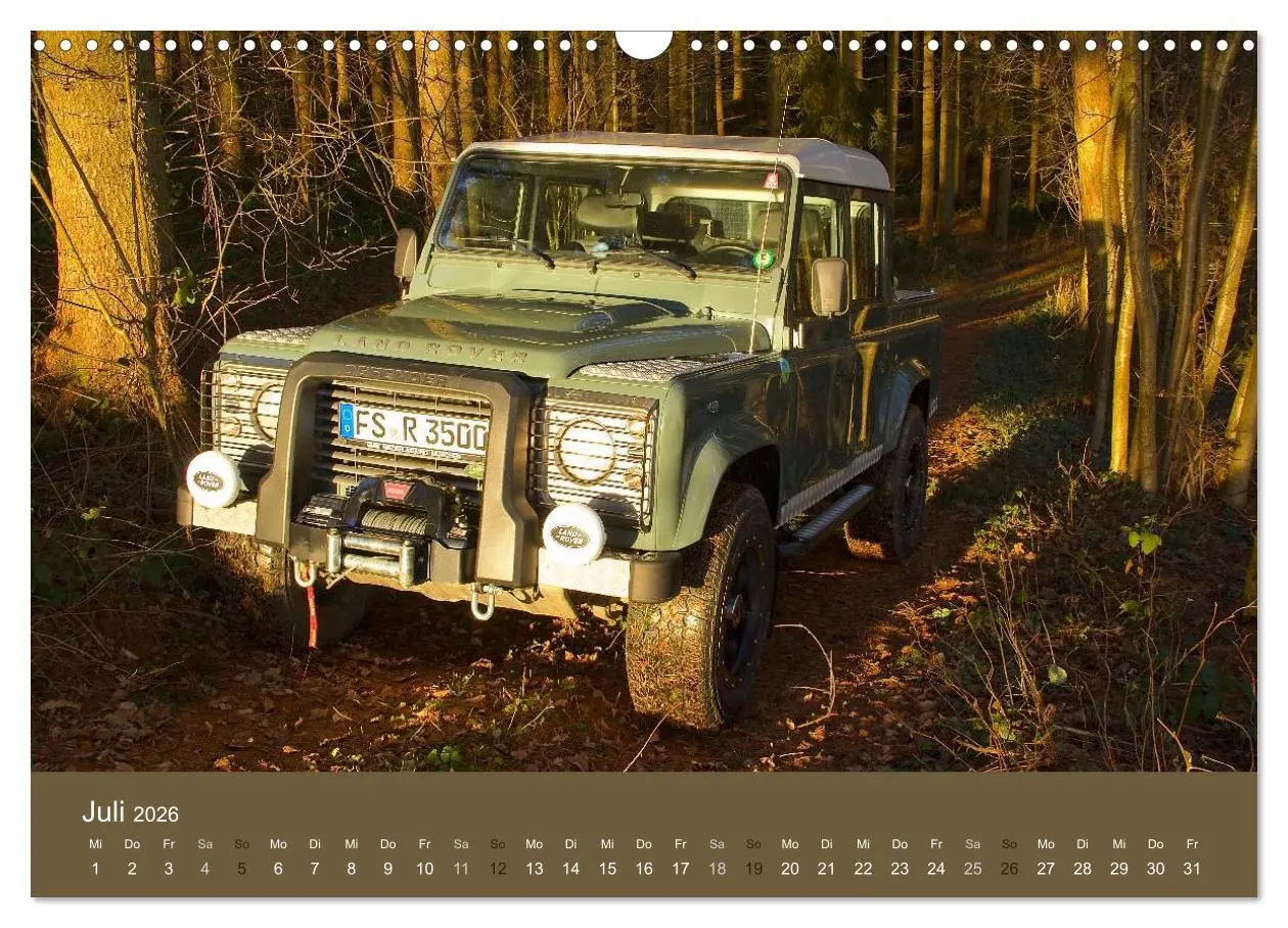 Bild: 9783457976241 | Defender für's Grobe (Wandkalender 2026 DIN A3 quer), CALVENDO...