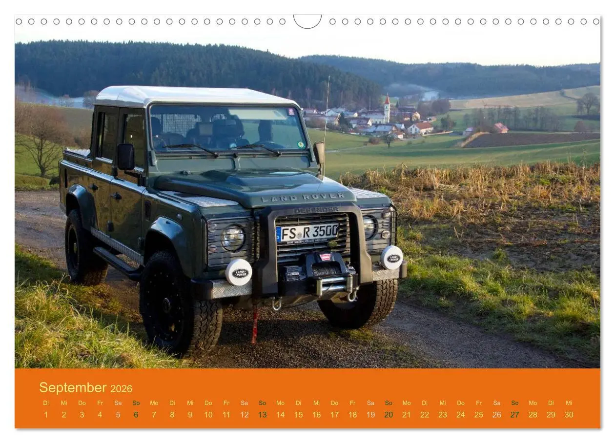 Bild: 9783457976241 | Defender für's Grobe (Wandkalender 2026 DIN A3 quer), CALVENDO...