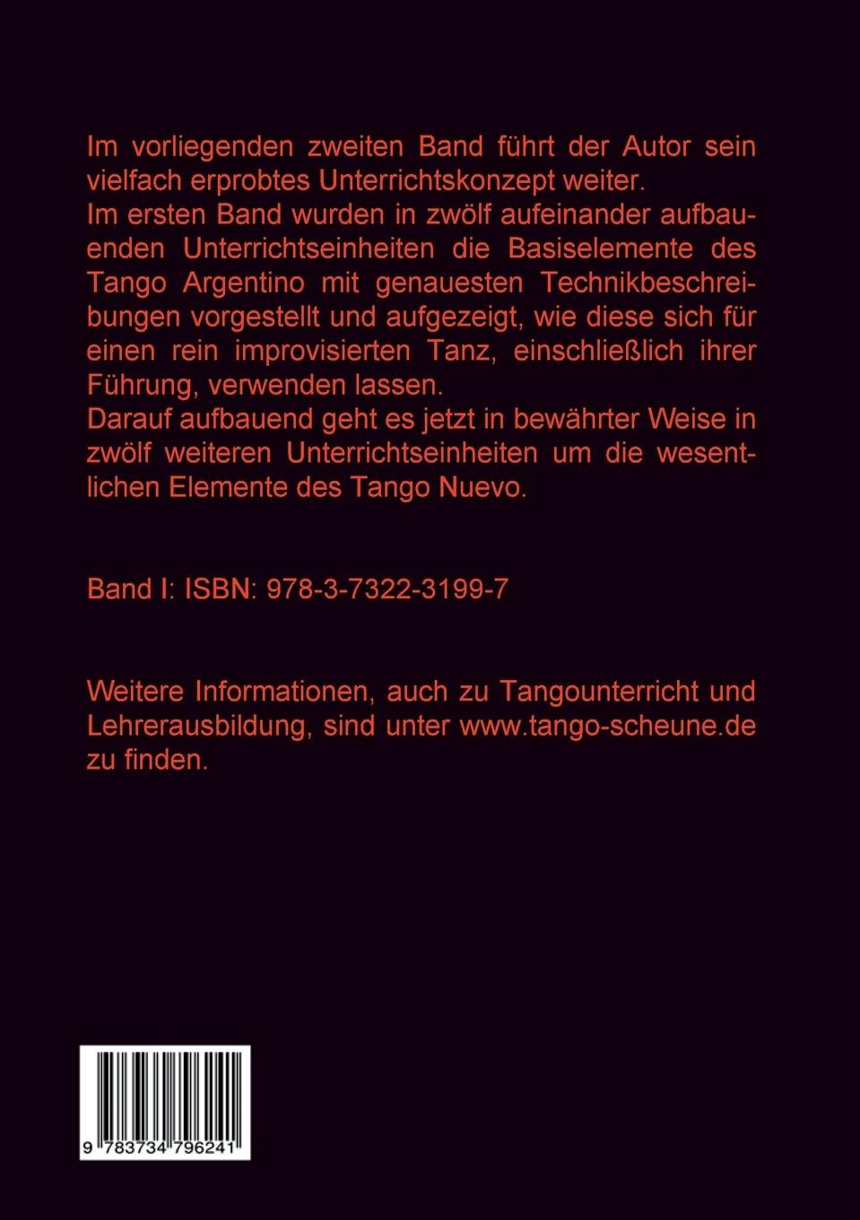 Rückseite: 9783734796241 | Das Lehrbuch für den Tango Argentino | Egon Wenderoth | Taschenbuch
