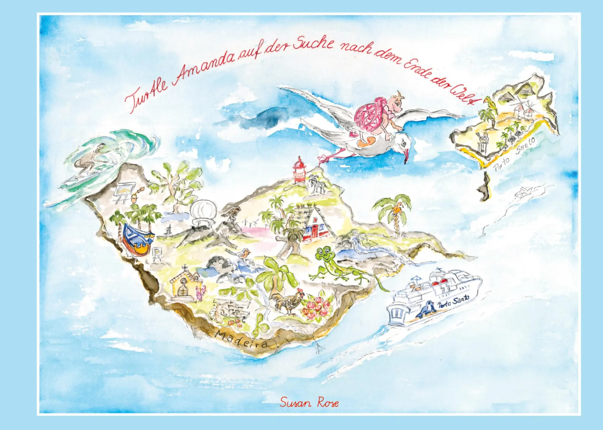 Cover: 9783746056241 | Turtle Amanda auf der Suche nach dem Ende der Welt | Susan Rose | Buch