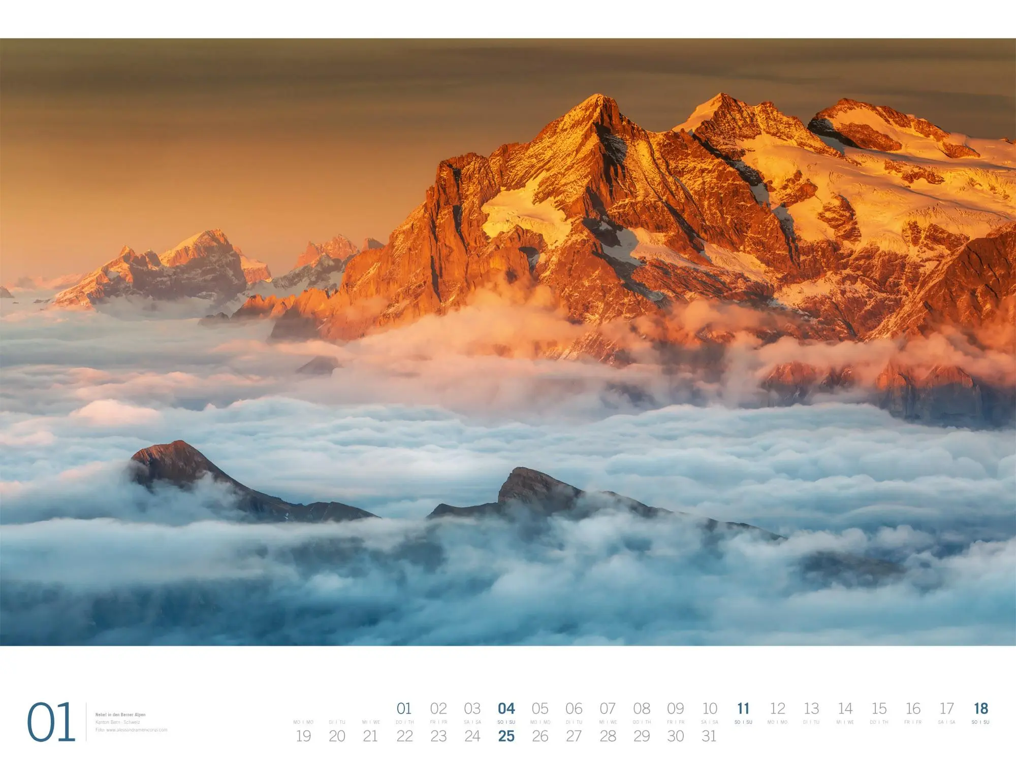 Bild: 9783838436241 | Alpen Gallery Kalender 2026 | Ackermann Kunstverlag GmbH | Kalender