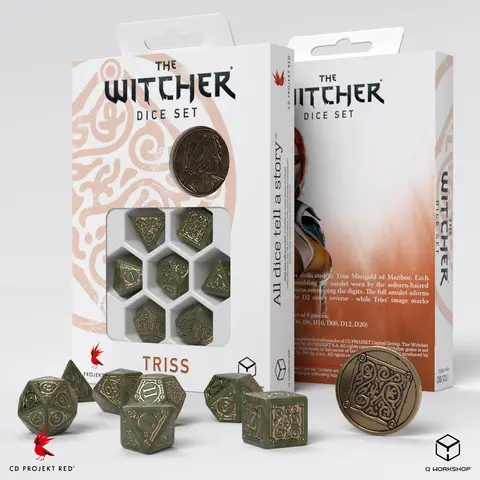 Cover: 5907699496341 | The Witcher Dice Set. Triss - The Fourteenth of the Hill | Q-Workshop