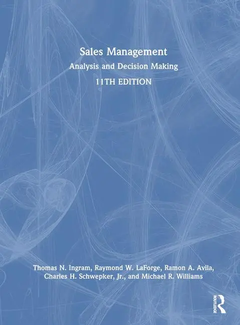 Cover: 9781032426341 | Sales Management | Analysis and Decision Making | Jr (u. a.) | Buch