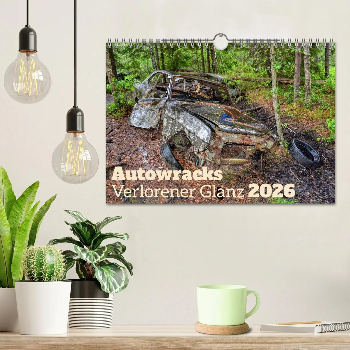 Bild: 9783457276341 | Autowracks - Verlorener Glanz 2026 (Wandkalender 2026 DIN A4 quer),...