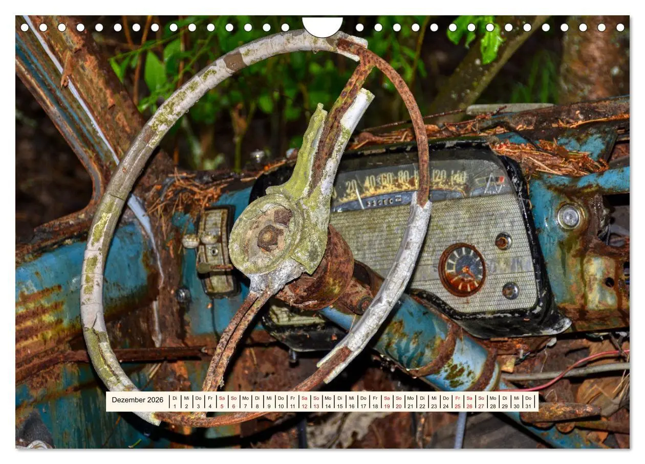 Bild: 9783457276341 | Autowracks - Verlorener Glanz 2026 (Wandkalender 2026 DIN A4 quer),...