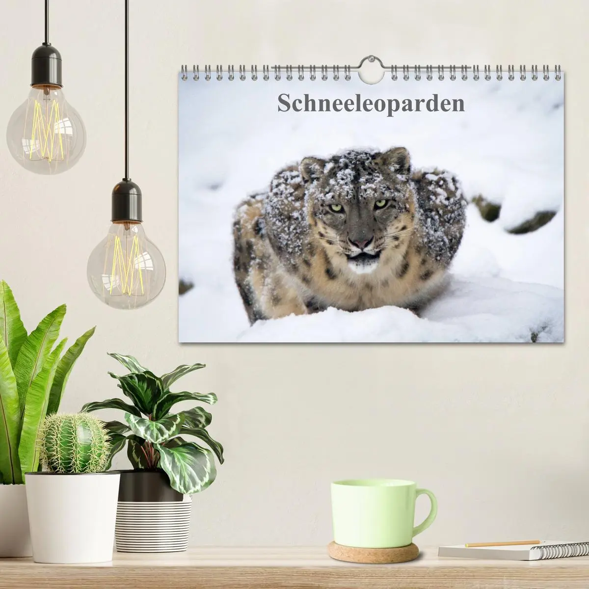Bild: 9783516056341 | Schneeleoparden (Wandkalender 2026 DIN A4 quer), CALVENDO...