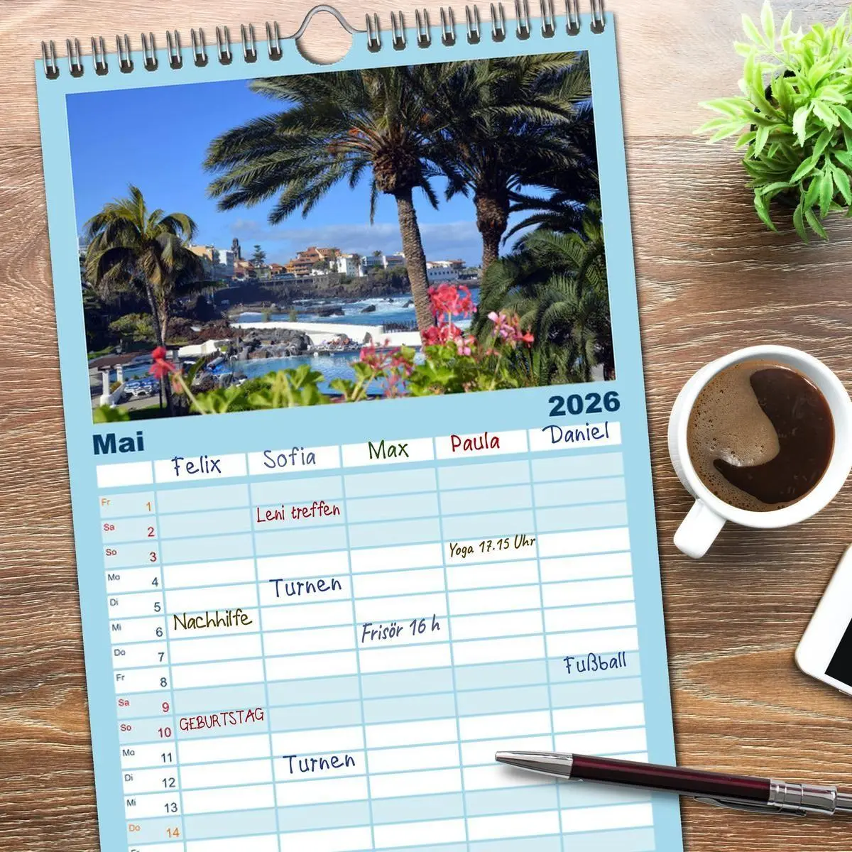 Bild: 9783516506341 | Familienplaner 2026 - Teneriffa Insel der Glückseeligen mit 5...