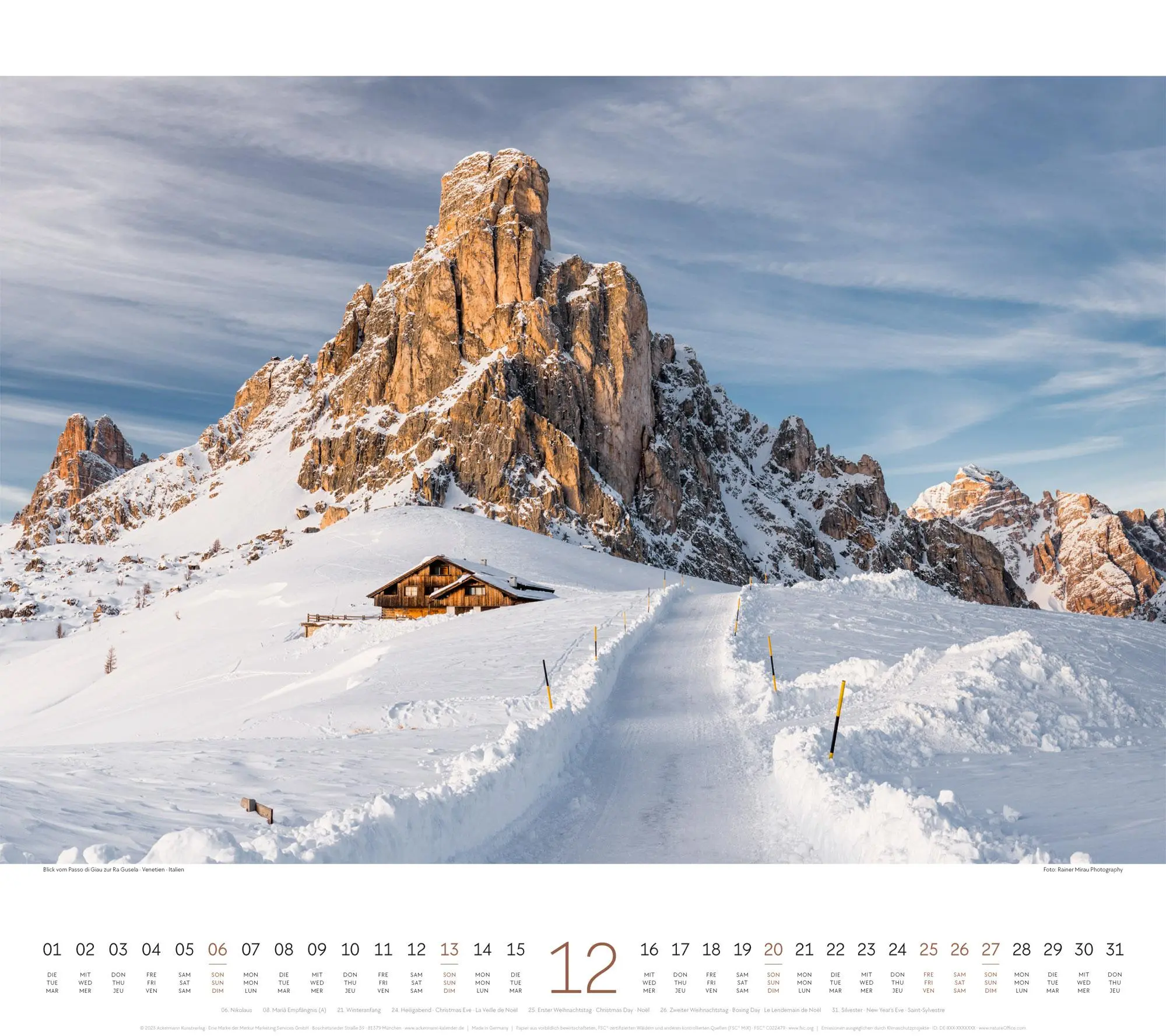 Bild: 9783838426341 | Wege Kalender 2026 | Ackermann Kunstverlag GmbH | Kalender | 14 S.