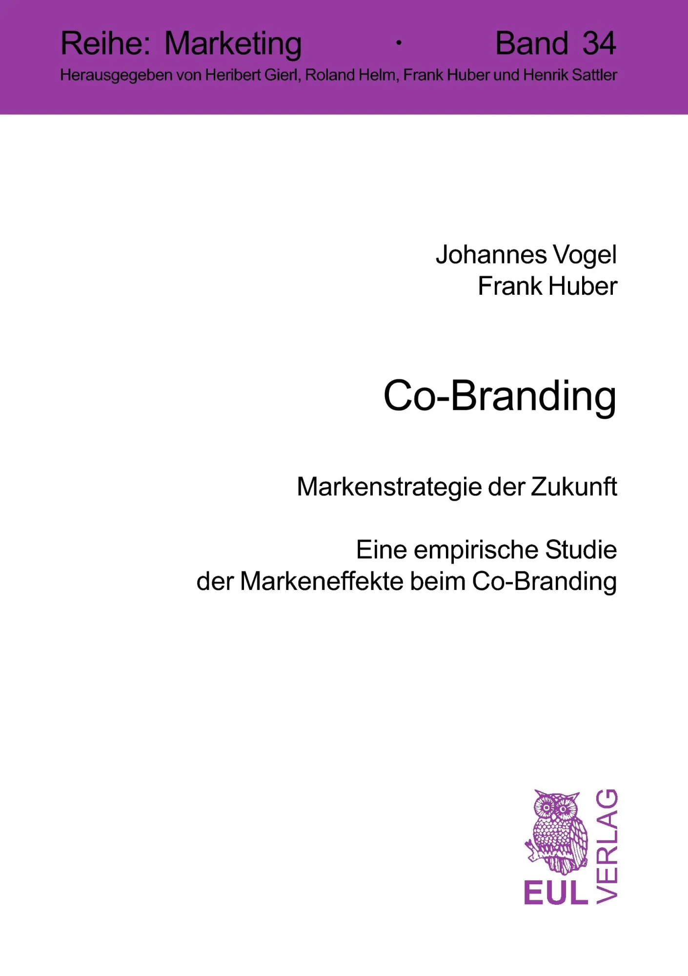 Cover: 9783899366341 | Co-Branding | Johannes Vogel (u. a.) | Taschenbuch | 192 S. | Deutsch