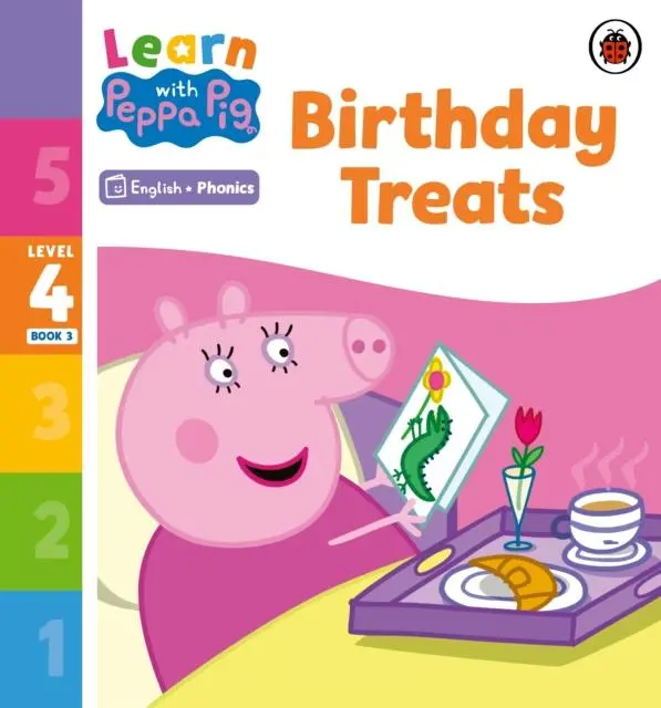 Cover: 9780241576441 | Learn with Peppa Phonics Level 4 Book 3 - Birthday Treats (Phonics...