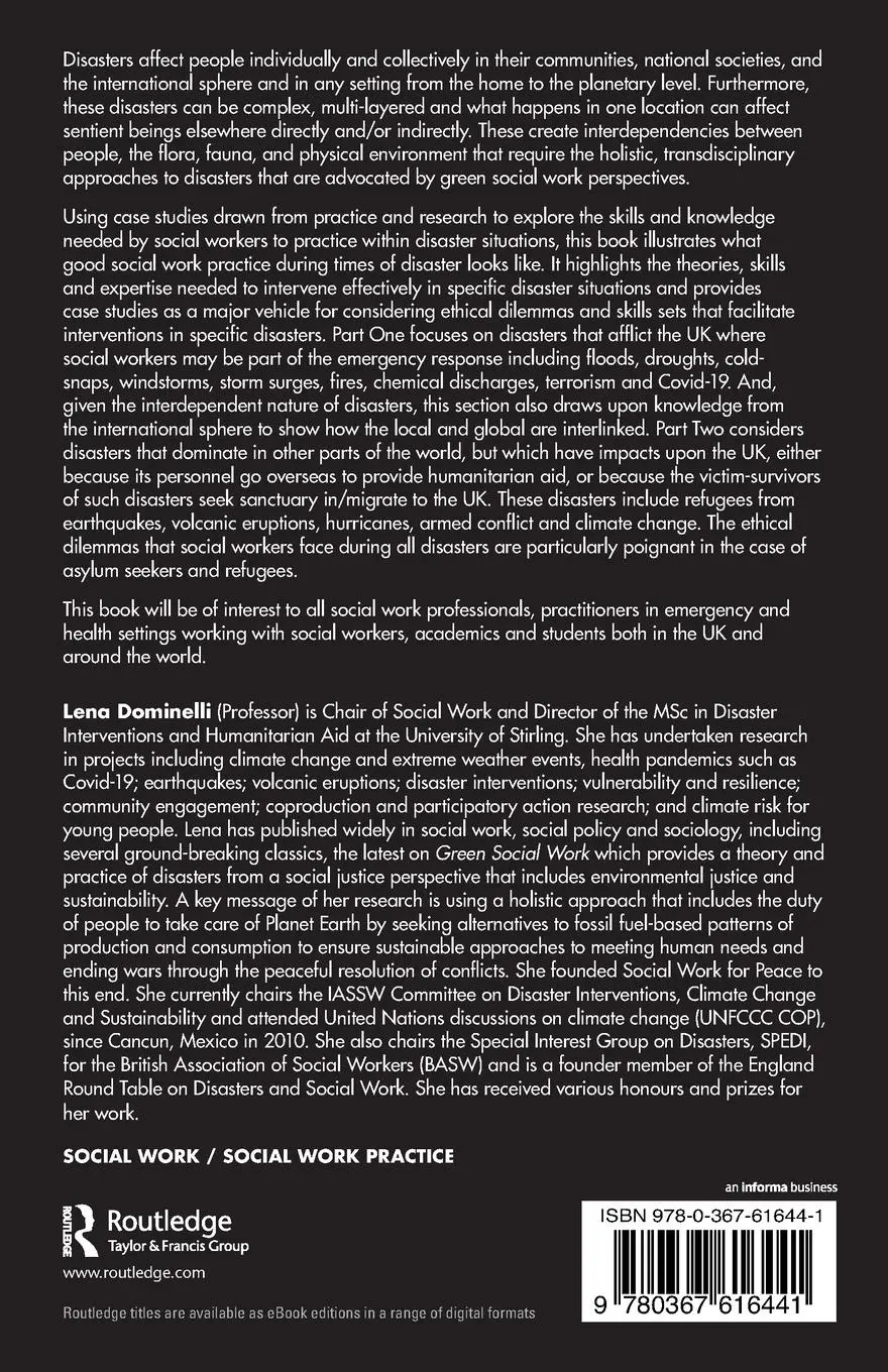 Rückseite: 9780367616441 | Social Work Practice During Times of Disaster | Lena Dominelli | Buch
