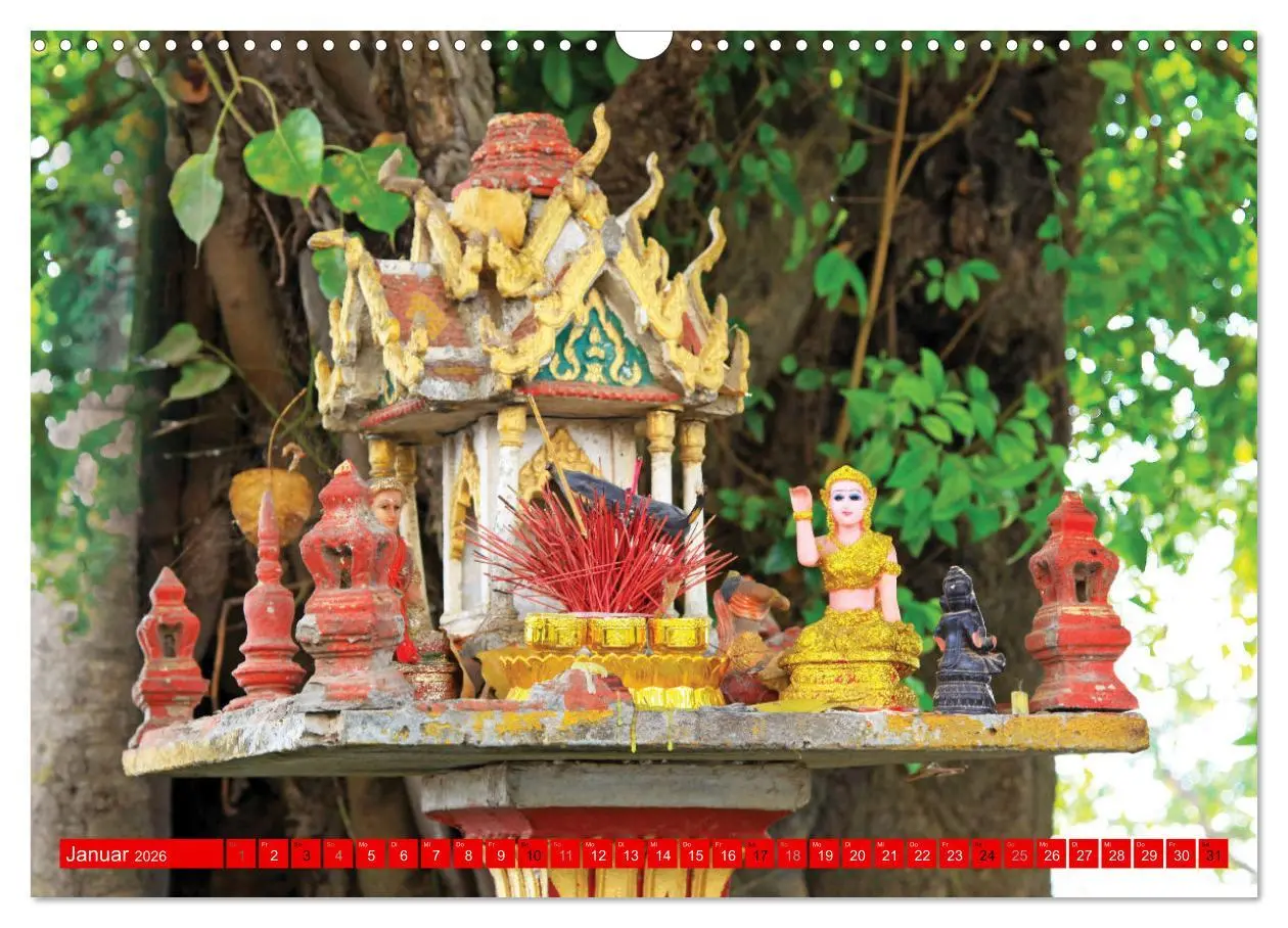 Bild: 9783457336441 | Asien Geisterhäuschen (Wandkalender 2026 DIN A3 quer), CALVENDO...