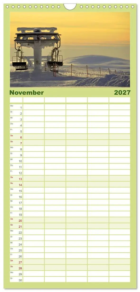 Bild: 9783594336441 | Familienplaner 2027 - SKANDINAVIEN mit 5 Spalten (Wandkalender, 21...