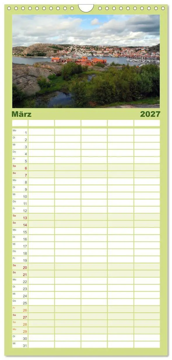 Bild: 9783594336441 | Familienplaner 2027 - SKANDINAVIEN mit 5 Spalten (Wandkalender, 21...