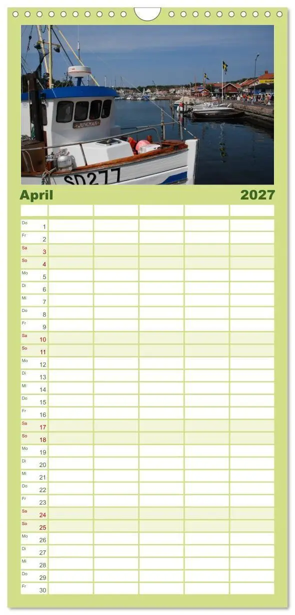Bild: 9783594336441 | Familienplaner 2027 - SKANDINAVIEN mit 5 Spalten (Wandkalender, 21...