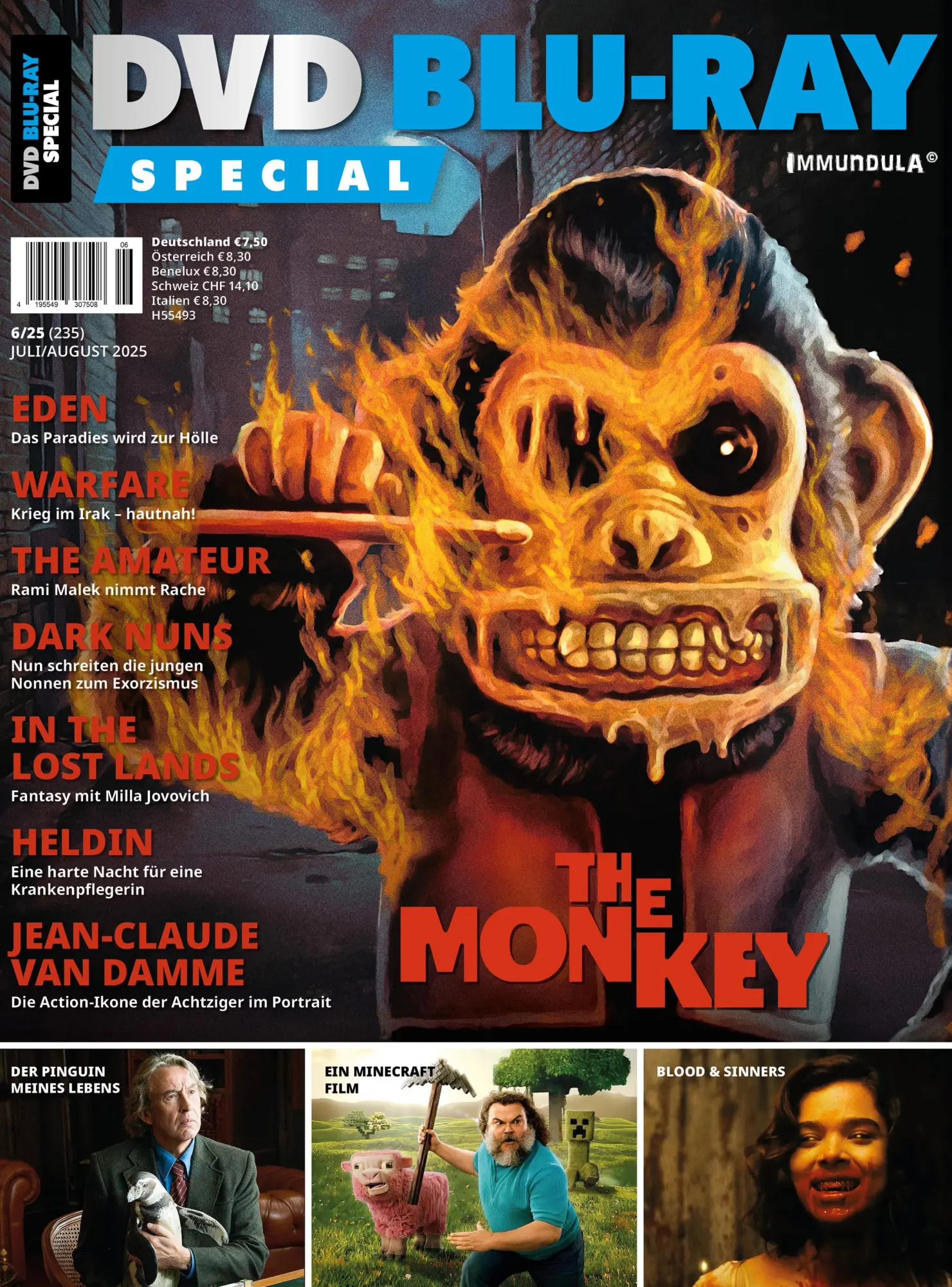 Cover: 9783959366441 | DVD BLU-RAY SPECIAL. Ausgabe Juli/August 2025 (#235) | Sülter (u. a.)