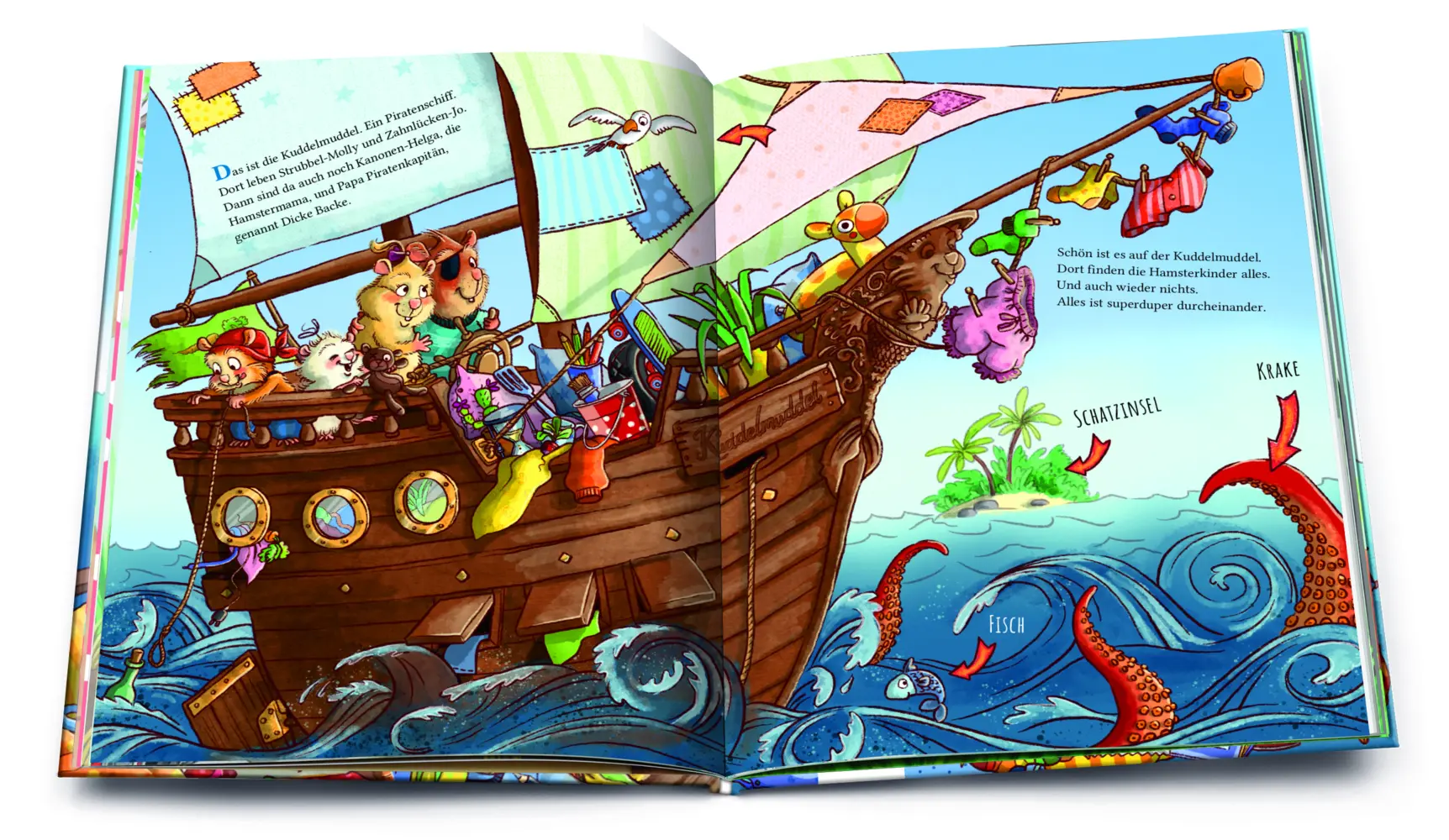 Bild: 9783401716541 | Die Chaos-Hamster und Käpt'n Aufräumschreck | Ann-Katrin Heger | Buch