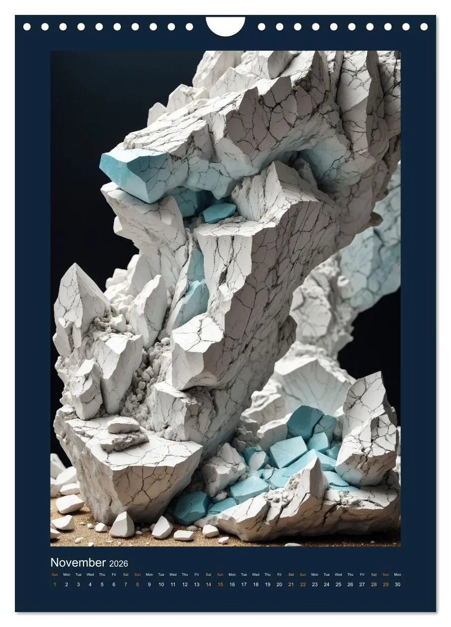 Bild: 9783457256541 | Fantastic Minerals - Mysterious Treasures (Wall Calendar 2026 DIN...