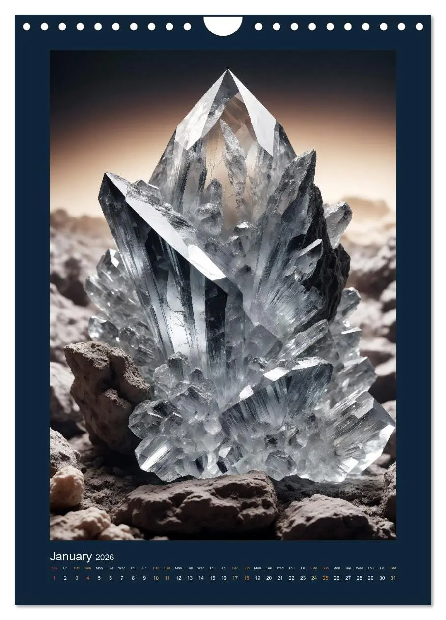 Bild: 9783457256541 | Fantastic Minerals - Mysterious Treasures (Wall Calendar 2026 DIN...
