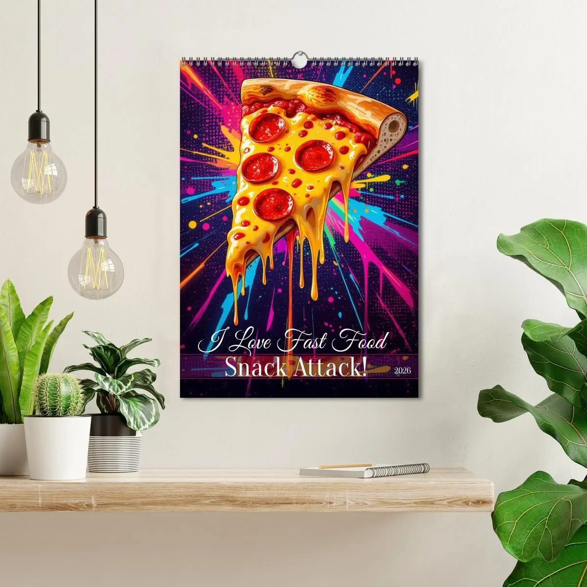Bild: 9783516726541 | I Love Fast Food - Snack Attack! (Wandkalender 2026 DIN A3 hoch),...