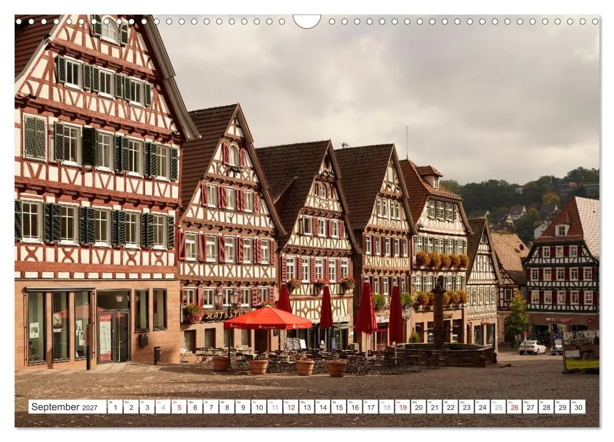 Bild: 9783516966541 | Deutschlands schönste Altstädte - Baden-Württemberg (Wandkalender...