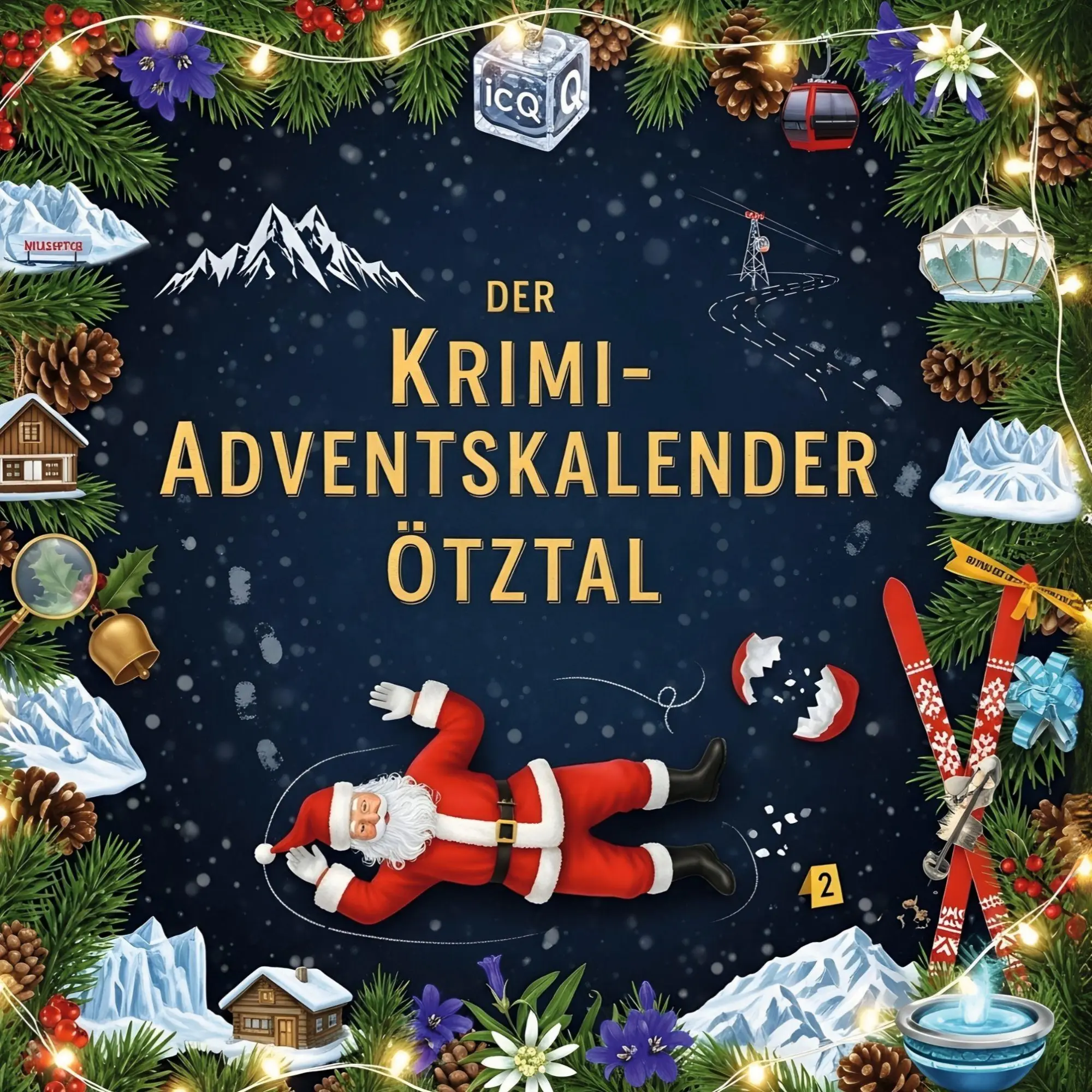 Cover: 9783695306541 | Der Krimi-Adventskalender Ötztal | Mordsverdächtig in 24 Akten | Buch