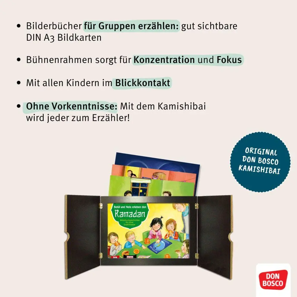 Bild: 4260179516641 | Betül und Nele feiern Erntedank. Kamishibai Bildkartenset. | Box