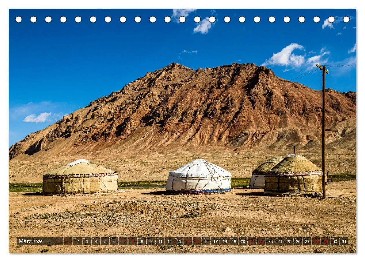 Bild: 9783457626641 | Auf der Seidenstraße durch das Pamir-Gebirge (Tischkalender 2026...