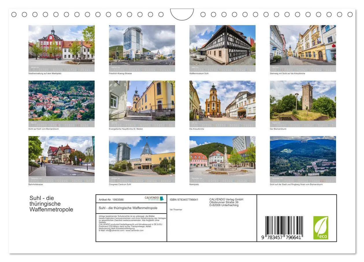 Bild: 9783457796641 | Suhl - die thüringische Waffenmetropole (Wandkalender 2026 DIN A4...