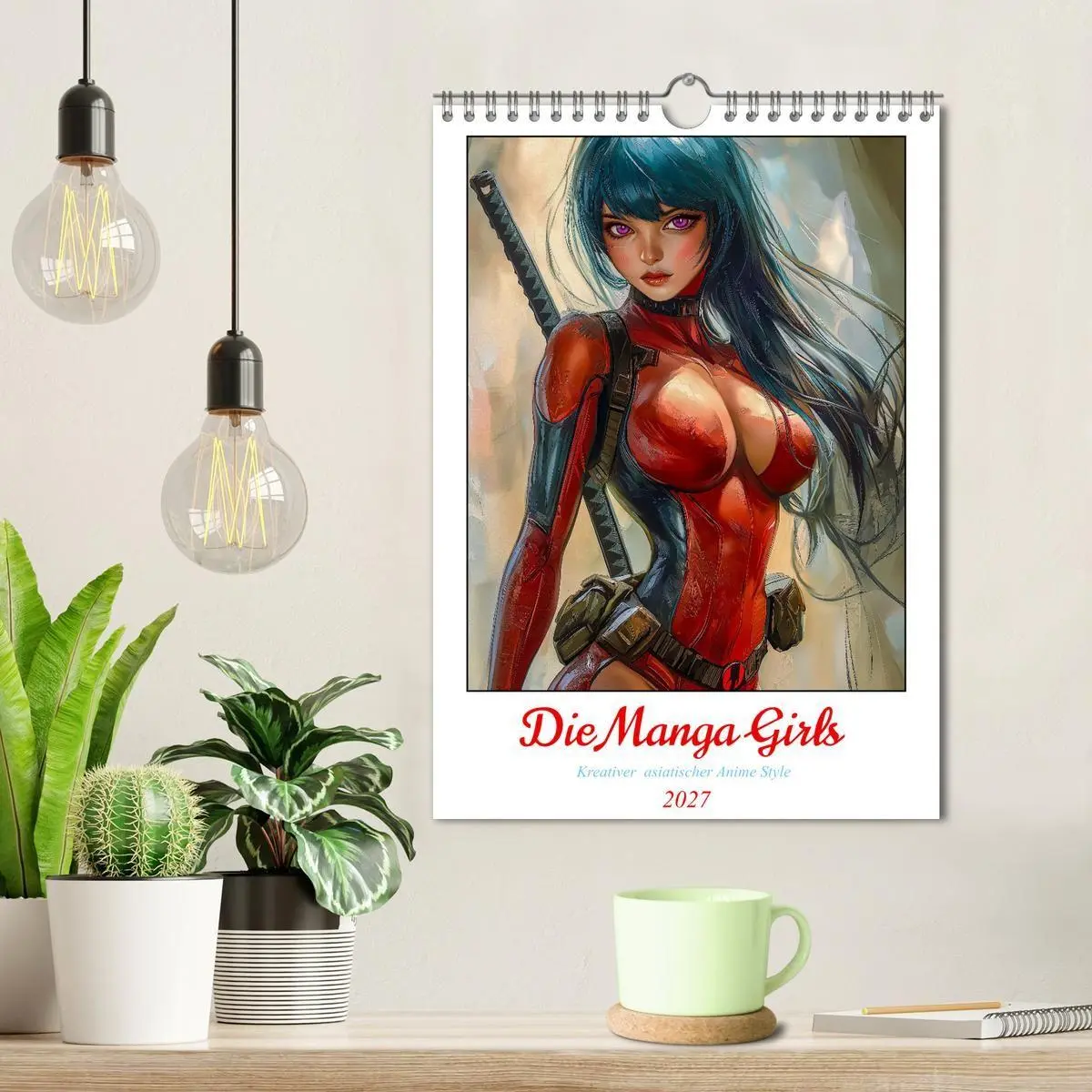 Bild: 9783569046641 | Die Manga Girls (Wandkalender 2027 DIN A4 hoch), CALVENDO...