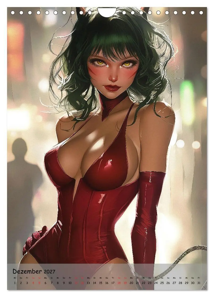 Bild: 9783569046641 | Die Manga Girls (Wandkalender 2027 DIN A4 hoch), CALVENDO...