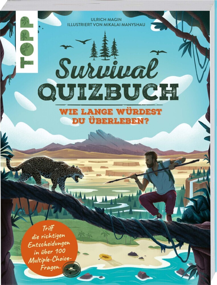 Cover: 9783772446641 | Survival-Quizbuch. Wie lange würdest du überleben? | Ulrich Magin