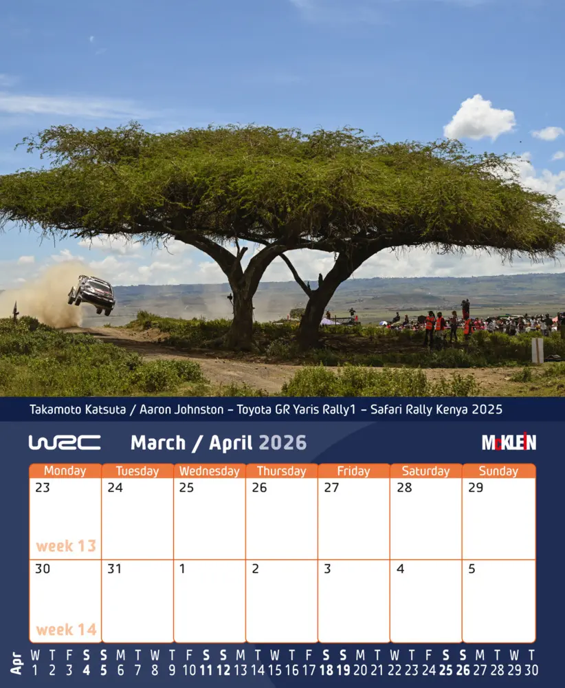 Bild: 9783947156641 | 2026 Desktop Rally Calendar | History meets the Present | Klein | 2026