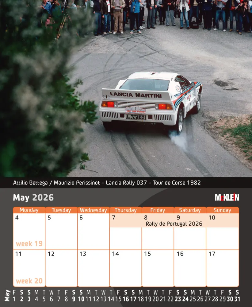 Bild: 9783947156641 | 2026 Desktop Rally Calendar | History meets the Present | Klein | 2026