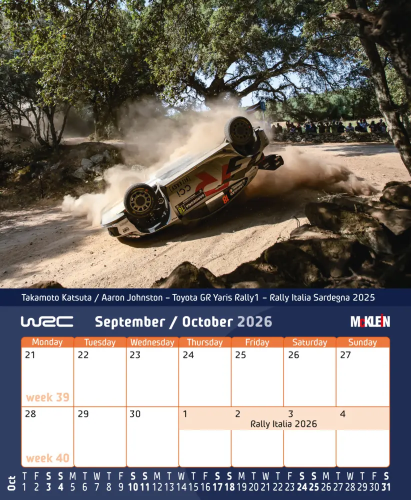 Bild: 9783947156641 | 2026 Desktop Rally Calendar | History meets the Present | Klein | 2026