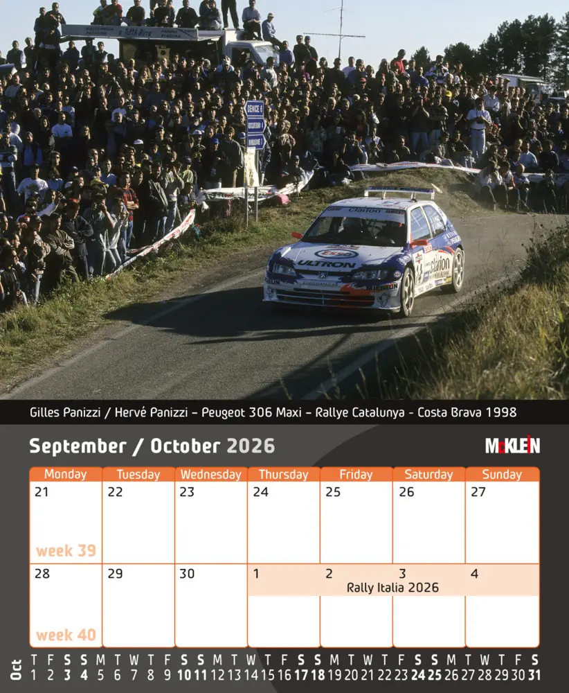 Bild: 9783947156641 | 2026 Desktop Rally Calendar | History meets the Present | Klein | 2026