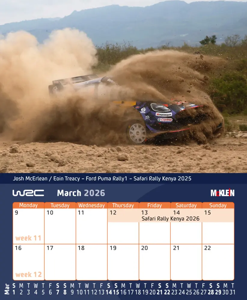 Bild: 9783947156641 | 2026 Desktop Rally Calendar | History meets the Present | Klein | 2026