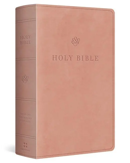 Cover: 9798874906641 | ESV Giant Print Personal Size Bible, Red Letter (Trutone, Blush Rose)