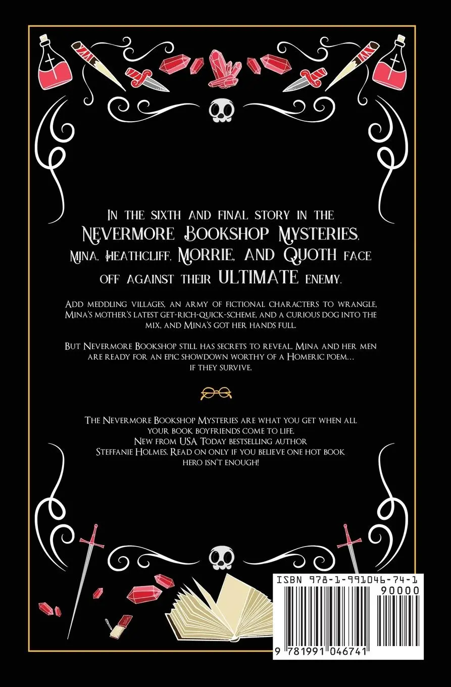 Rückseite: 9781991046741 | A Novel Way to Die | Luxe paperback edition | Steffanie Holmes | Buch
