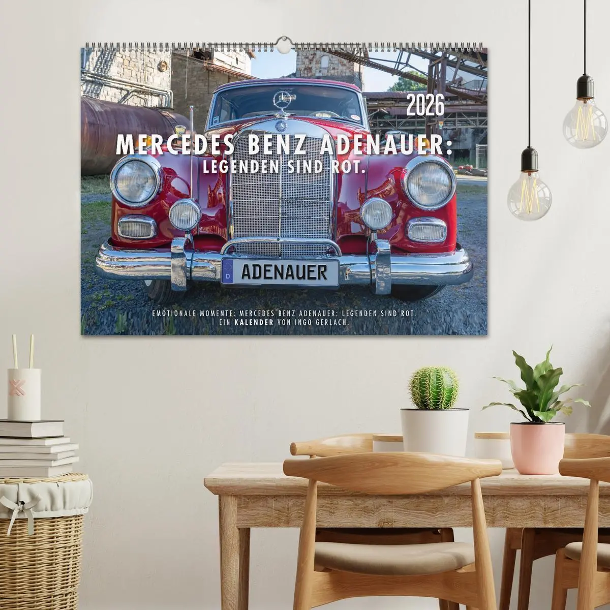 Bild: 9783457786741 | Mercedes Benz Adenauer: Legenden sind rot. (Wandkalender 2026 DIN...