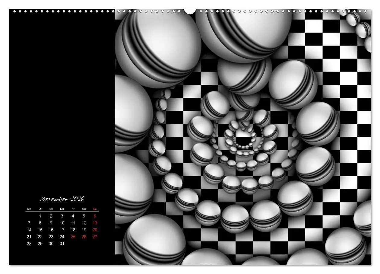 Bild: 9783516186741 | Schwarz trifft Weiß (hochwertiger Premium Wandkalender 2026 DIN A2...