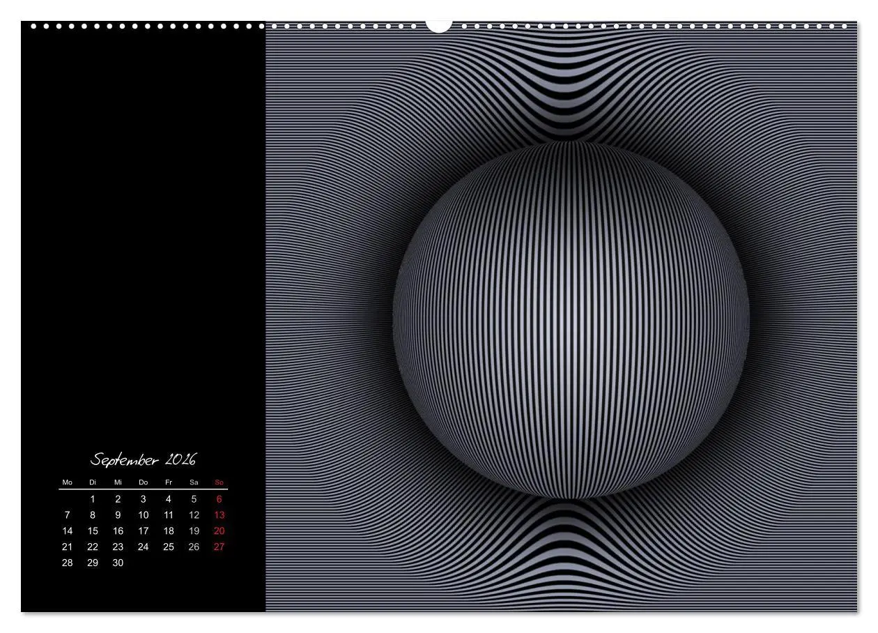 Bild: 9783516186741 | Schwarz trifft Weiß (hochwertiger Premium Wandkalender 2026 DIN A2...